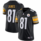 Nike Men & Women & Youth Steelers 81 Jesse James Black NFL Vapor Untouchable Limited Jersey,baseball caps,new era cap wholesale,wholesale hats